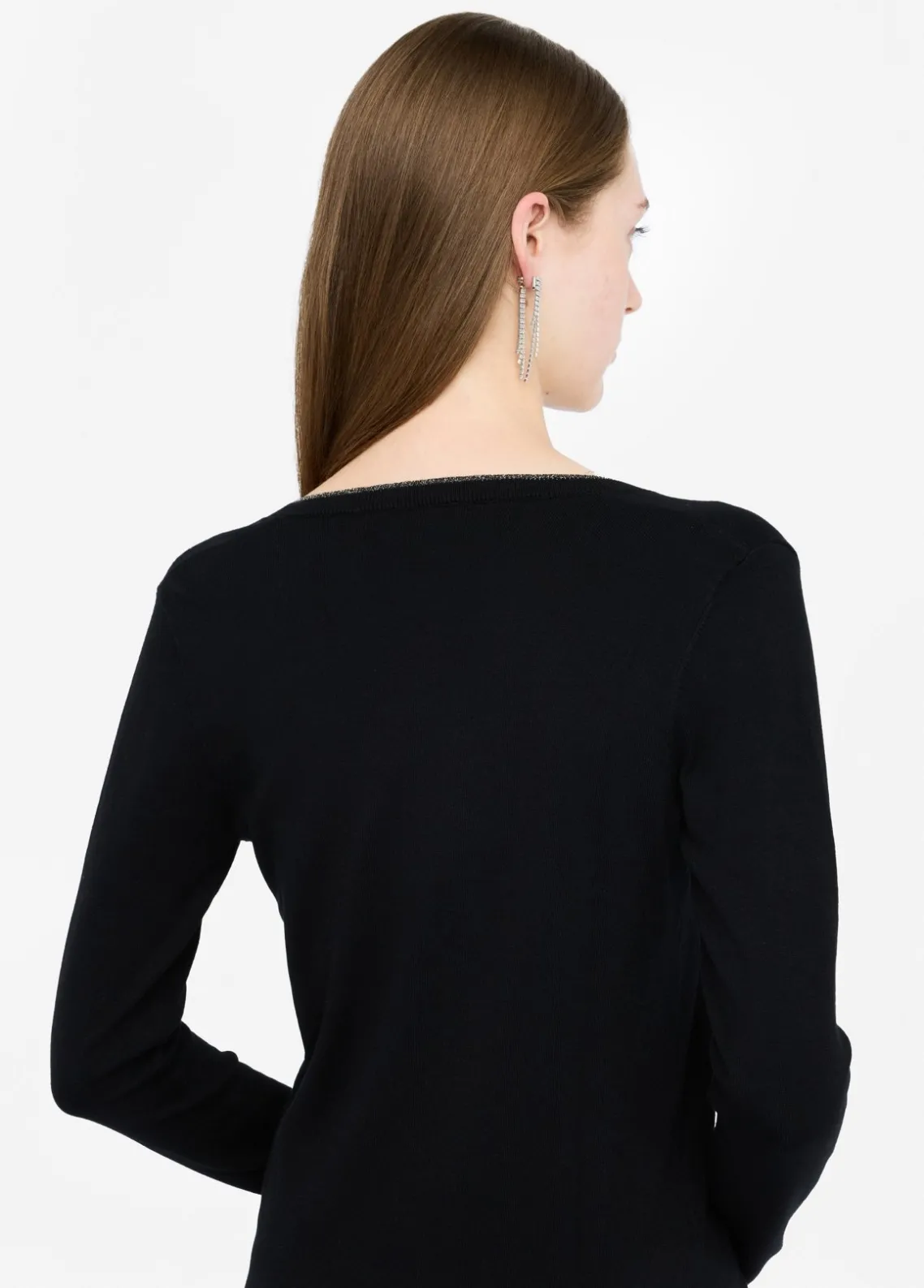 Liu Jo Jersey con escote de pico-Mujer Cárdigans Y Jerséis