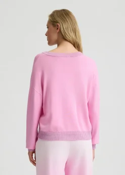 Liu Jo Jersey con escote de pico-Mujer Ropa Deportiva|Cárdigans Y Jerséis