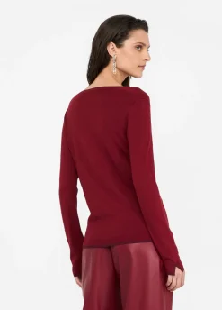 Liu Jo Jersey con escote de pico-Mujer Cárdigans Y Jerséis