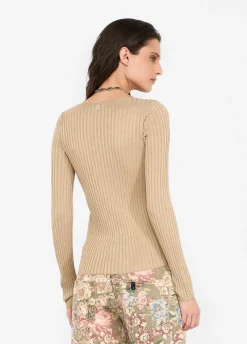 Liu Jo Jersey con escote de pico-Mujer Cárdigans Y Jerséis