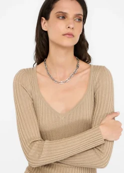 Liu Jo Jersey con escote de pico-Mujer Cárdigans Y Jerséis