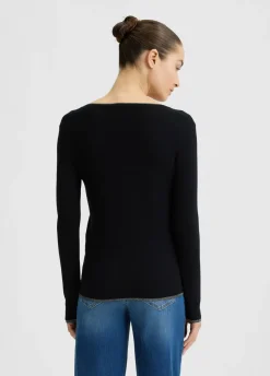 Liu Jo Jersey con escote de pico-Mujer Cárdigans Y Jerséis