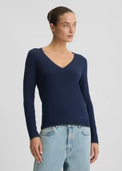 Liu Jo Jersey con escote de pico-Mujer Cárdigans Y Jerséis
