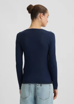 Liu Jo Jersey con escote de pico-Mujer Cárdigans Y Jerséis