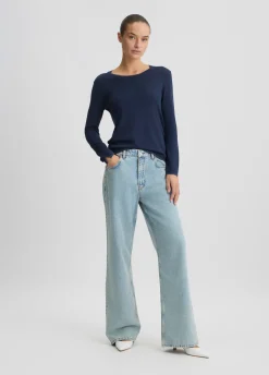 Liu Jo Jersey con escote de pico-Mujer Cárdigans Y Jerséis