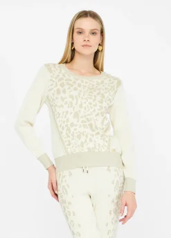 Liu Jo Jersey con estampado animal-Mujer Ropa Deportiva|Cárdigans Y Jerséis