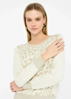 Liu Jo Jersey con estampado animal-Mujer Ropa Deportiva|Cárdigans Y Jerséis