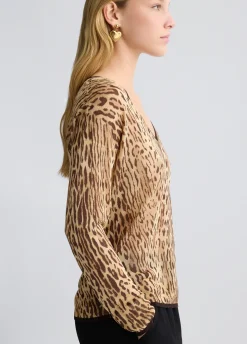 Liu Jo Jersey con estampado animal-Mujer Cárdigans Y Jerséis