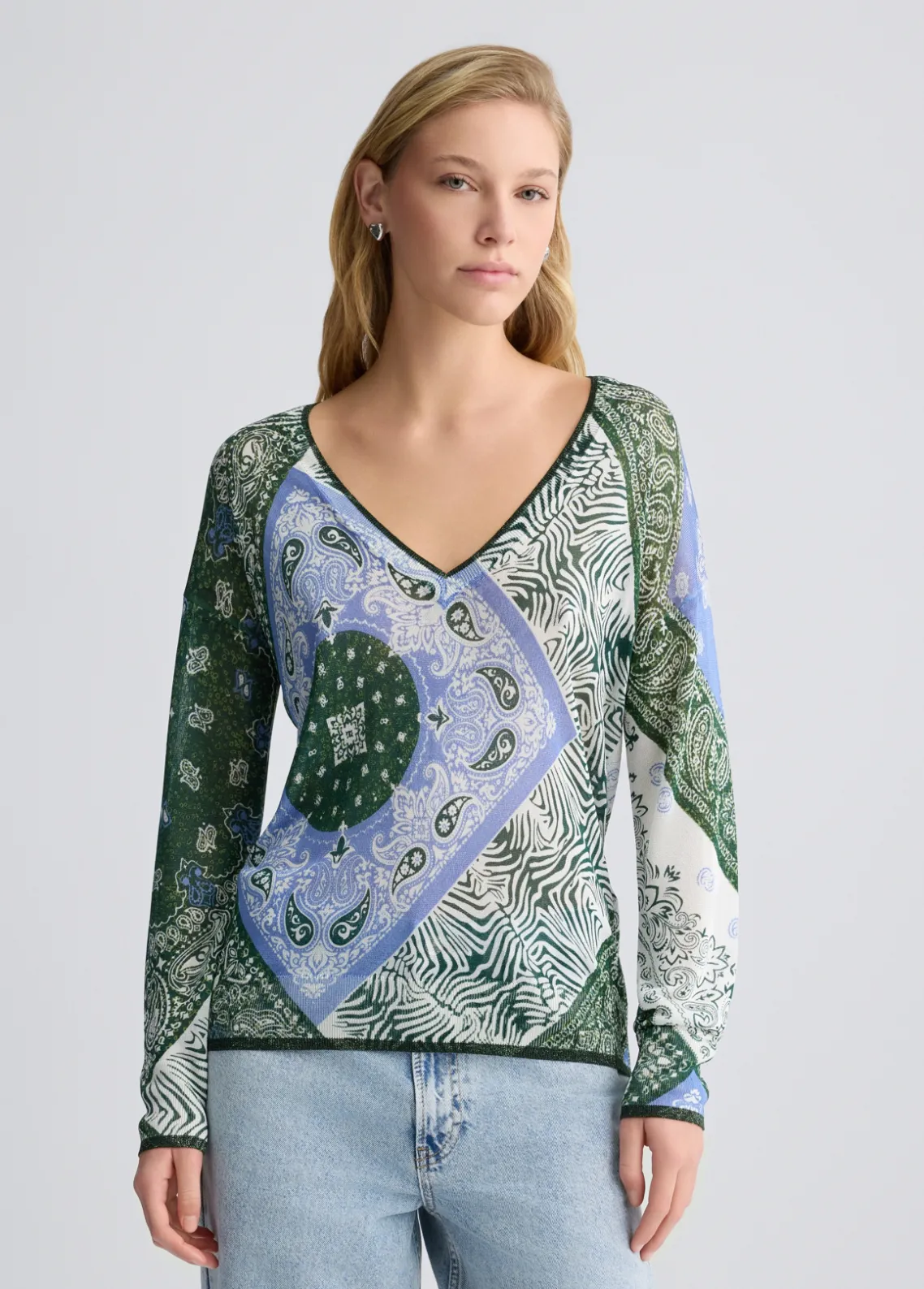 Liu Jo Jersey con estampado de-Mujer Cárdigans Y Jerséis