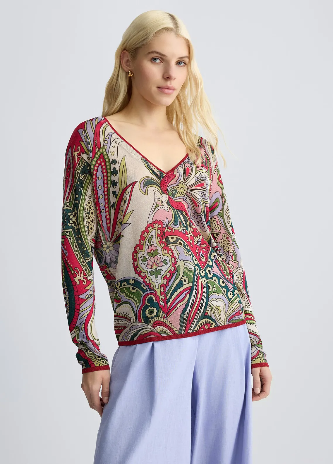 Liu Jo Jersey con estampado de fular-Mujer Cárdigans Y Jerséis