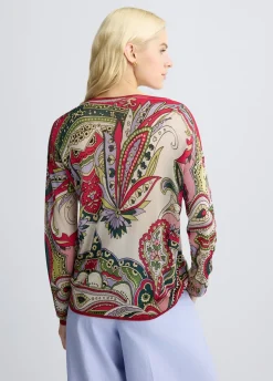 Liu Jo Jersey con estampado de fular-Mujer Cárdigans Y Jerséis