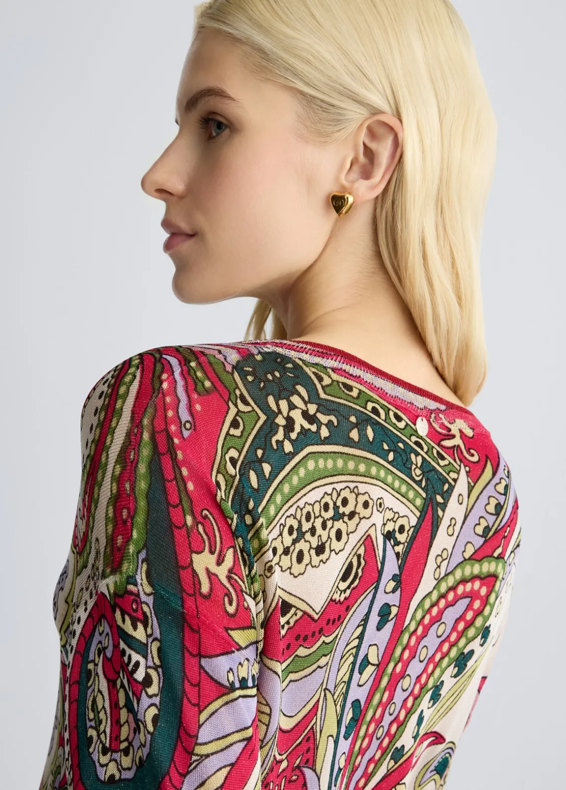 Liu Jo Jersey con estampado de fular-Mujer Cárdigans Y Jerséis