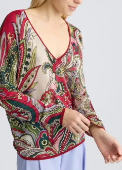 Liu Jo Jersey con estampado de fular-Mujer Cárdigans Y Jerséis