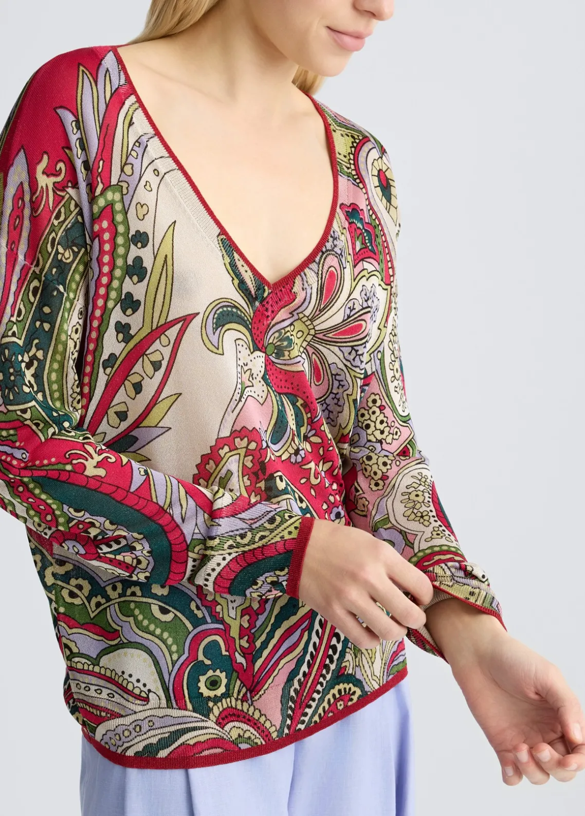 Liu Jo Jersey con estampado de fular-Mujer Cárdigans Y Jerséis