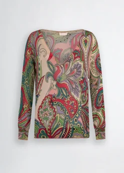 Liu Jo Jersey con estampado de fular-Mujer Cárdigans Y Jerséis