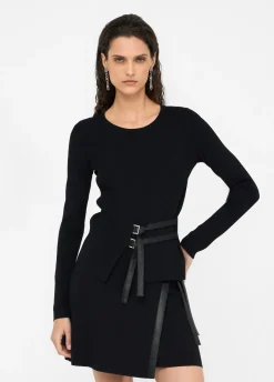 Liu Jo Jersey con hebillas-Mujer Cárdigans Y Jerséis