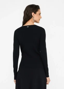Liu Jo Jersey con hebillas-Mujer Cárdigans Y Jerséis