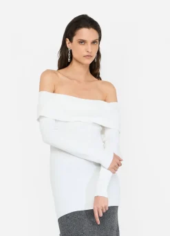 Liu Jo Jersey con hombros descubiertos-Mujer Cárdigans Y Jerséis