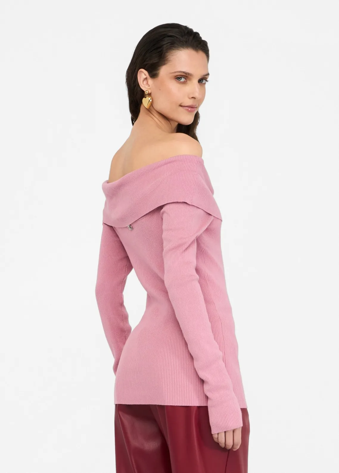 Liu Jo Jersey con hombros descubiertos-Mujer Cárdigans Y Jerséis