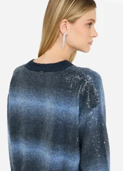 Liu Jo Jersey con lentejuelas-Mujer Cárdigans Y Jerséis