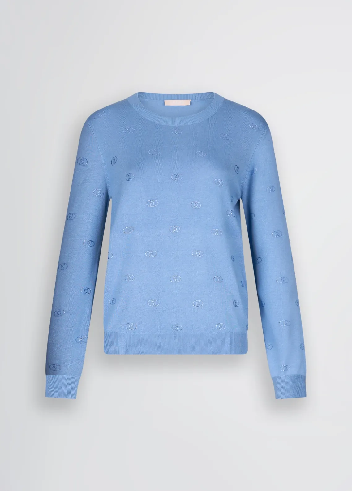 Liu Jo Jersey con logotipo y strass-Mujer Cárdigans Y Jerséis