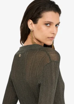 Liu Jo Jersey con lurex®-Mujer Cárdigans Y Jerséis