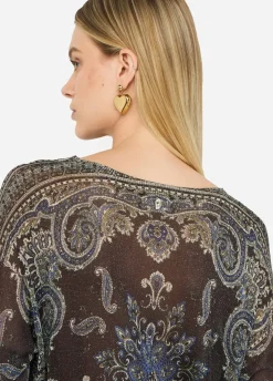 Liu Jo Jersey con lurex®-Mujer Cárdigans Y Jerséis