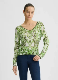 Liu Jo Jersey con lurex® y estampado-Mujer Cárdigans Y Jerséis
