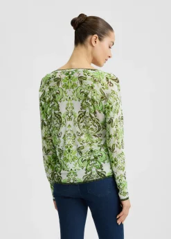 Liu Jo Jersey con lurex® y estampado-Mujer Cárdigans Y Jerséis