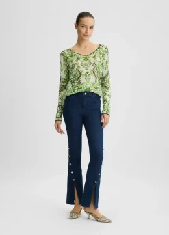 Liu Jo Jersey con lurex® y estampado-Mujer Cárdigans Y Jerséis