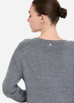 Liu Jo Jersey con microlentejuelas-Mujer Cárdigans Y Jerséis