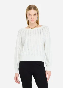 Liu Jo Jersey con strass-Mujer Cárdigans Y Jerséis