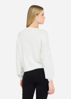 Liu Jo Jersey con strass-Mujer Cárdigans Y Jerséis
