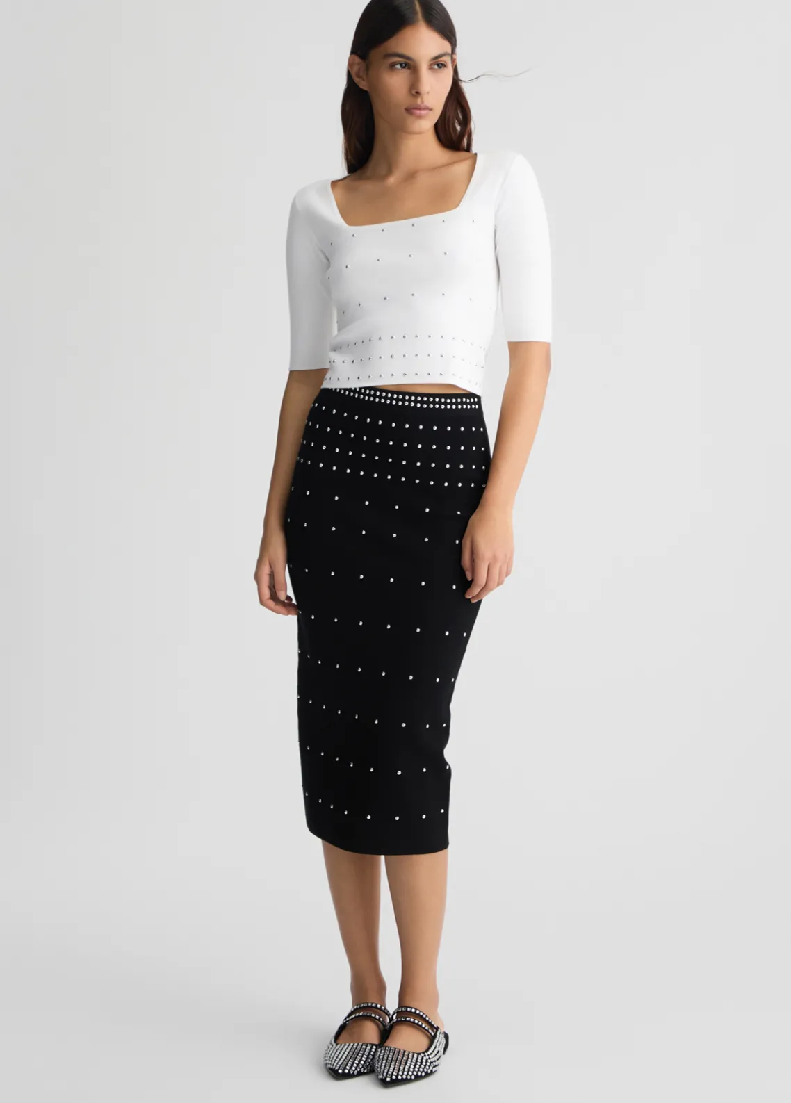 Liu Jo Jersey con tachuelas-Mujer Cárdigans Y Jerséis