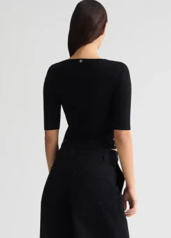 Liu Jo Jersey con tachuelas-Mujer Cárdigans Y Jerséis