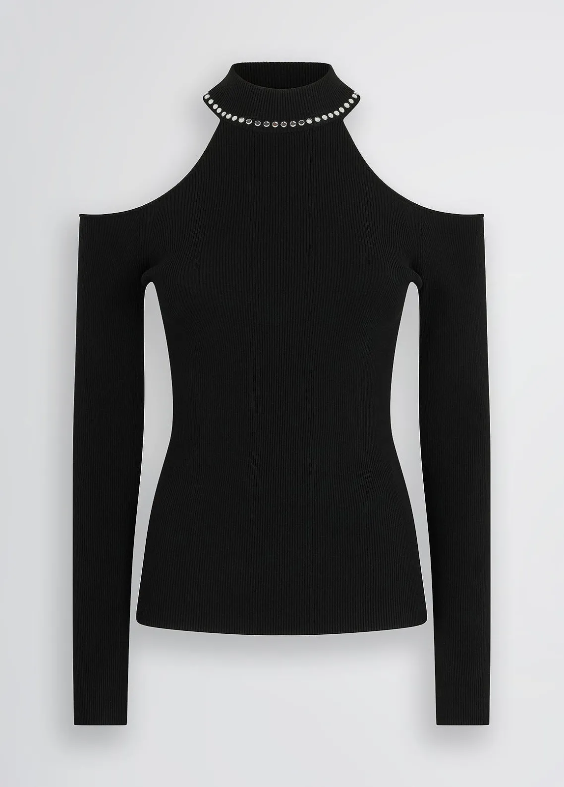 Liu Jo Jersey con tachuelas-Mujer Cárdigans Y Jerséis