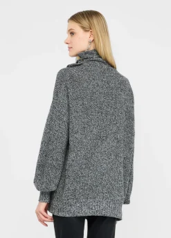 Liu Jo Jersey con volante grande-Mujer Cárdigans Y Jerséis