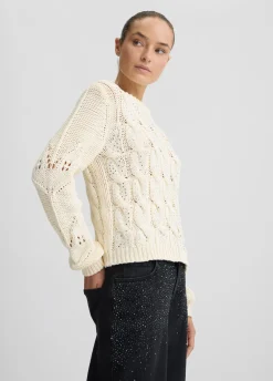 Liu Jo Jersey de algodón de ochos-Mujer Cárdigans Y Jerséis