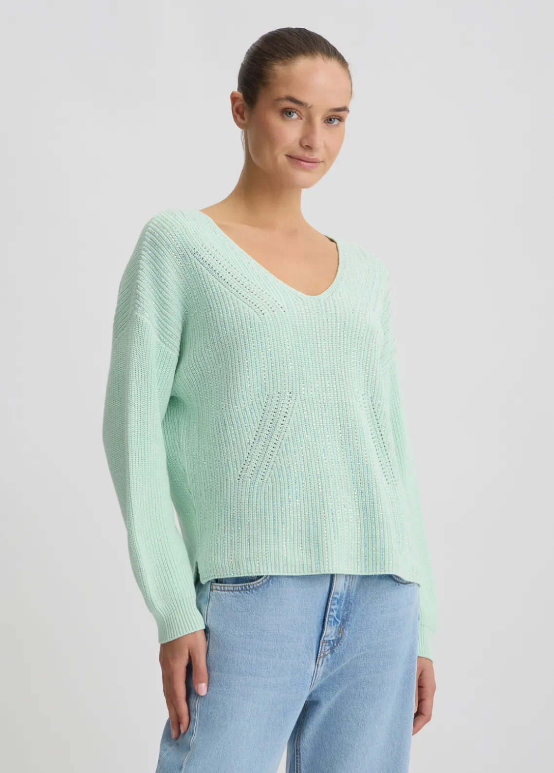 Liu Jo Jersey de algodón puro-Mujer Cárdigans Y Jerséis