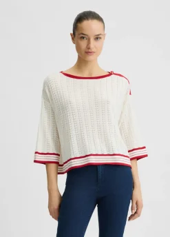 Liu Jo Jersey de algodón y cachemira-Mujer Cárdigans Y Jerséis