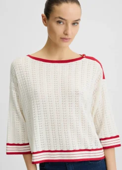 Liu Jo Jersey de algodón y cachemira-Mujer Cárdigans Y Jerséis