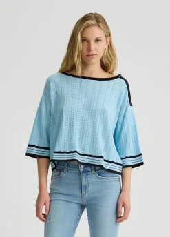 Liu Jo Jersey de algodón y cachemira-Mujer Cárdigans Y Jerséis