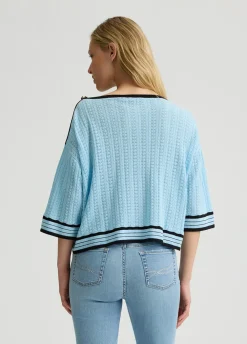 Liu Jo Jersey de algodón y cachemira-Mujer Cárdigans Y Jerséis