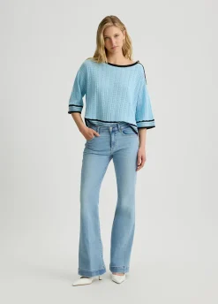 Liu Jo Jersey de algodón y cachemira-Mujer Cárdigans Y Jerséis