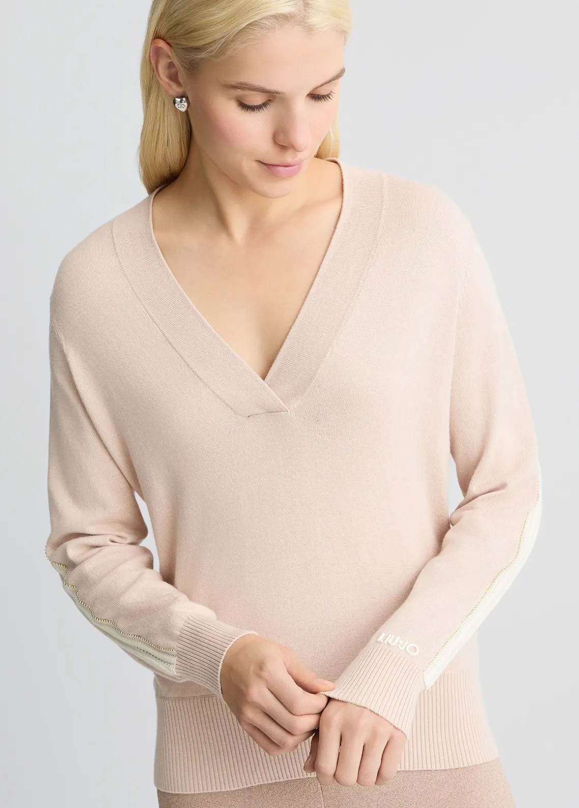 Liu Jo Jersey de algodón y lana-Mujer Ropa Deportiva|Cárdigans Y Jerséis