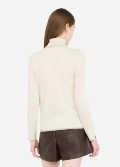 Liu Jo Jersey de cuello alto con detalles de lurex®-Mujer Cárdigans Y Jerséis