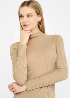 Liu Jo Jersey de cuello alto con lurex®-Mujer Cárdigans Y Jerséis
