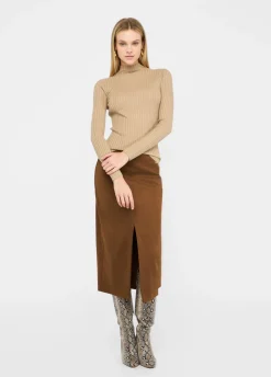 Liu Jo Jersey de cuello alto con lurex®-Mujer Cárdigans Y Jerséis