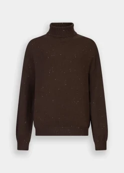 Liu Jo Jersey de cuello alto con microlentejuelas-Mujer Cárdigans Y Jerséis