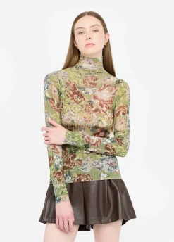 Liu Jo Jersey de cuello alto con estampado-Mujer Cárdigans Y Jerséis